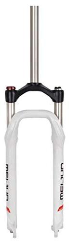 SLRMKK 26 MTB ATB BMX Gabel Scheibenbremse Fahrrad 1-1/8 Gabelschaft 28,6mm Fahrrad Federgabel 210mm Gabelschaft Gewinde Für 4,0 Fett Reifen QR 85mm Federweg