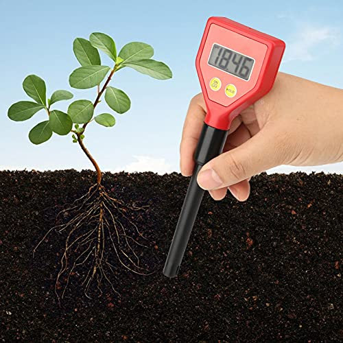 Kuuleyn Digitaler pH-Tester, PH-98103 LCD-Anzeige Digitaler Boden-PH-Meter Tragbarer Wasser-PH-Tester für Aquarium-Labor-Schwimmbad Schule Papierindustrie