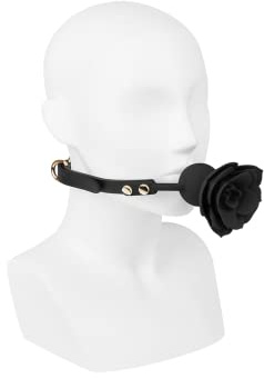 EIS Knebel | Mundknebel im Rosendesign | Sex-Spielzeug für Paare Extrem Sex | sexy Nieten | Erotik | Sex Toys | Ideal für Paare | Verstellbar