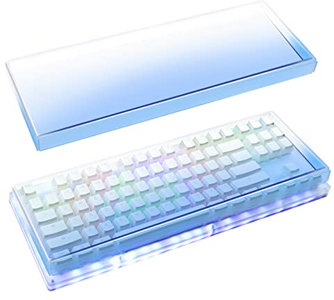 Geekria Tenkeyless TKL Tastatur-Staubschutz, mattierte Acryl-Tastaturabdeckung für 80% kompakte 87-Tasten-Computer, mechanische Gaming-kabellose tragbare Tastatur, Kompatibel mit Logitech G713, G715