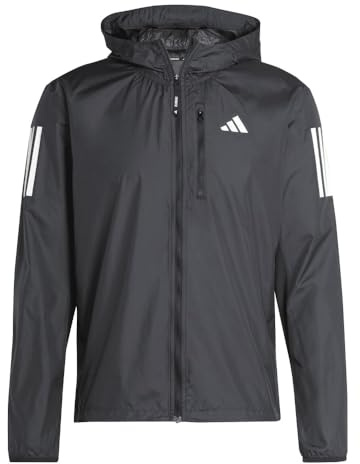 adidas Herren Own the Run Jacket, Black/White pocket, XXL