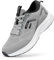 FitVille Scarpe Running Uomo Pianta Larga Comodo Sneakers Ginnastica Traspirante Leggere Scarpe da Corsa su Strada Grigio 43 EU Larga