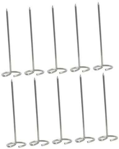 TOPBATHY 10pièces Brochettes Bbq Acier Inoxydable Brochettes Verticales Pour Barbecue Lot De Bâtonnets De Barbecue Réutilisables