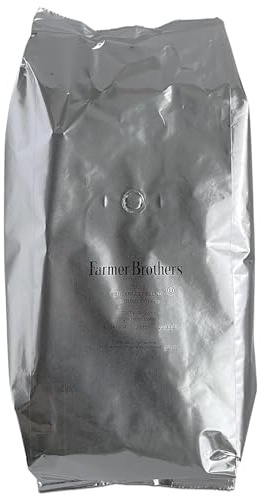 Farmer Brothers Ground Coffee 5LB Breakfast Blend – Medium Roast, Smooth Flavor, Foodservice Coffee Supply, Bulk Coffee Bag with Nut & Chocolate Notes, Fresh Packaging with Degassing Valve