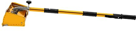 CLEADONG Trockenbau Flächenspachtel Set mit Verstellbaren Griff, Modern Flächenspachtel Einstellbar, Elektrophorese Tapezierspachtel Hand Flachschließkasten-Werkzeug, Gelb