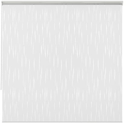 AQUABAD Vaskaflex Badewannenrollo/Duschrollo, Länge: 240 cm, Breite: 140 cm, Muster: Tropfen