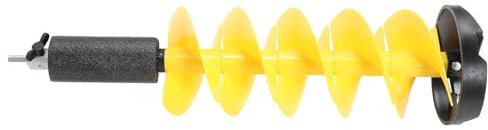 Fafeicy Kit Trivella Elettrica Invernale con Punta Trapano a Spirale Rompighiaccio Galleggiante in Nylon per Acque Profonde e Ghiaccio Spesso