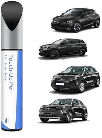 KTV / G70 Diamante Nero Perla/Carbonio Nero Metallizzato Colore Ritocco per Opel Corrispondenza esatta – Riparazione di graffi e scheggiature
