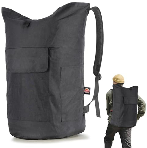 Vanu Campers® Wäscherucksack Reise für Schmutzwäsche XXL 115 Liter, Wäschesack groß mit gepolsterten Schultergurten, Laundry Bag travel, Wäschetasche, Faltbar, Strandtasche, Reißfest