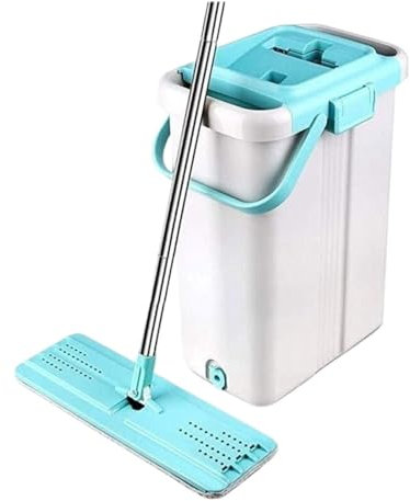 Spazzolone per Pavimenti Mocio con Secchio per Sistemi di Pulizia dei Pavimenti Domestici Cucina Domestica per Piastrelle in Ceramica Laminato in Legno Duro Mocio Pavimenti Mocio Mop