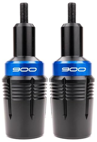 EQJSHL Motorrad-Auspuff-Sturzschutz Für Z900 Z 900 Sturzschutz Motorschutz-Sturzpad Rahmengleiter Sturzschutz Sturzpads(BLAU,X-2)