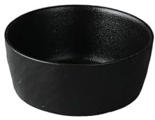 Household minimalist underglaze tableware, Chinese retro creative bowls and plates - 6-inch rock pattern bowl black