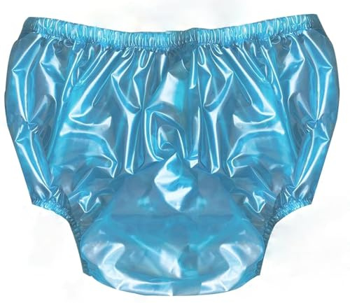 PVC Inkontinenz-Schlupfhose Für Erwachsene Kunststoff Mit Geruchskontrolle Inkontinenzhose Anti-Seiten-Leckage Physiologisch Kunststoffhose Wiederverwendbare,Schutz Hosen Windelhöschen