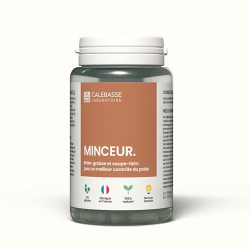 Formule Minceur Naturelle | Complément Alimentaire Perte de Poids | Réduction de la Rétention d’Eau & Effet Drainant | Chai Hu, Kudzu, Pissenlit, Pivoine, Mandarine | 100 Gélules | Fabriqué en France
