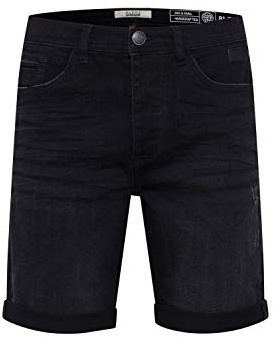 Blend Martels herr jeans shorts kort denim byxor i förstörd utseende av stretchmaterial slim fit