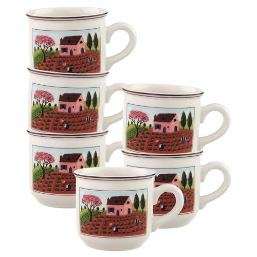 Villeroy & Boch Design 1023371300 Lot de 6 tasses à café Naif en acier inoxydable