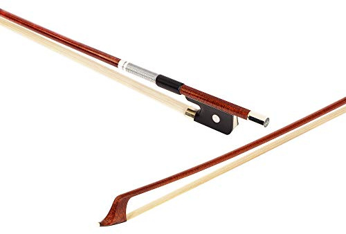 MI&VI CB-795 Professional Pernambuco Wood Skin Carbon Fiber Cello Bow (Full Size 4/4) with High-Density Bow Case Included | Well Balanced | Perfect Weight | Mongolian Horse Hair - MIVI Music