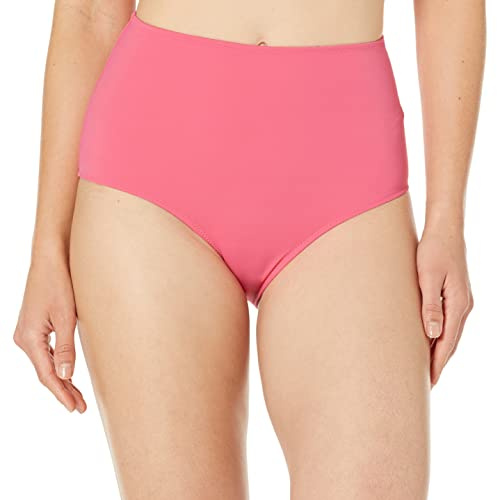 Amazon Essentials Women's High Waist Swim Bottom (Available in Plus Size), Hot Pink, 14