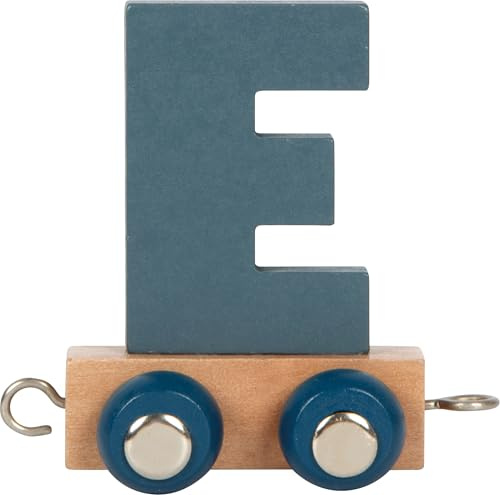small foot Buchstabenzug Polar E aus Holz, Holzzug individuell kombinierbar, zum Dekorieren und Verschenken, 12575