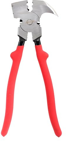 Dekton 7 In 1 Fencing Pliers - Tough striking face| Staple removing hook pincer| Clamp and Pincer on top jaw| Wire grips| 2 shear type wire cutters| Ideal for Fencing, Electrical Work, General Repairs