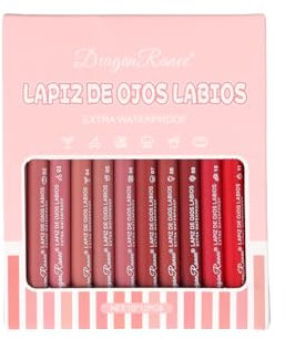 12 Pcs Lip Liners Set, Waterproof Lip Pencil Kit, Matte Long-Lasting, Smooth Texture