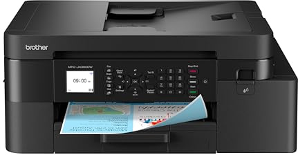 Brother MFC-J4550DW Wireless, A4 Inkjet Printer | all-in-one (Print/Copy/Scan) | Wi-Fi/USB 2.0 | A4 | 2-Sided Print | Photos | Inks Included | UK Plug