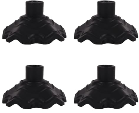 DUZEPA 4 Pcs Camping Chair Feet Covers Garden Furniture Chair Leg Caps Floor Protectors 15mm