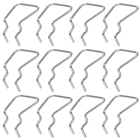 MAGICLULU 12pcs Stainless Steel Pegboard Hooks Display Rack Metal Single Peg Hook for Tool Storage and Retail Display on Perforated Wall in Garage and Workshop