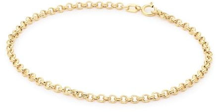 JACKIE GOLD Schmuck Damen | 14 Karat / 585 Echt Gold Armband | Menton Bracelet JKB25.504 | Länge 19 cm | Armkette mit Gliedern
