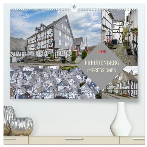 Freudenberg Impressionen (hochwertiger Premium Wandkalender 2026 DIN A2 quer), Kunstdruck in Hochglanz: Tauchen Sie ein in die unvergleichliche Schönheit von Freudenberg (CALVENDO Orte)