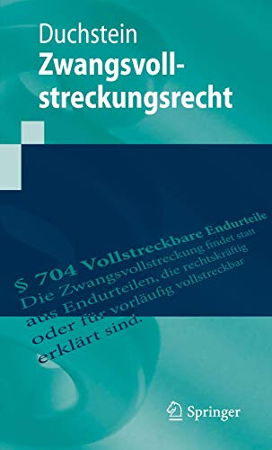 Zwangsvollstreckungsrecht (Springer-Lehrbuch)