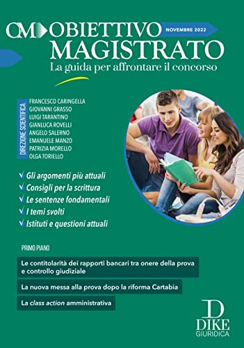 Obiettivo Magistrato La guida per affrontare il concorso - Novembre 2022