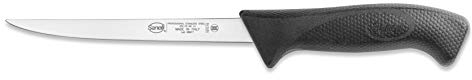 Sanelli Linea Skin, Coltello Filettare Pesce flex professionale cm.16, Acciaio inossidabile, Nero, Lunghezza lama 16 cm.