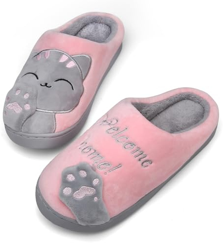 Mishansha Zapatillas Invierno Hombre Mujer Casa Zapatos | CáLido Pantuflas，Casa Slippers，Cómodas，Suave，Antideslizante，para Dormitorios, Slones，Hoteles