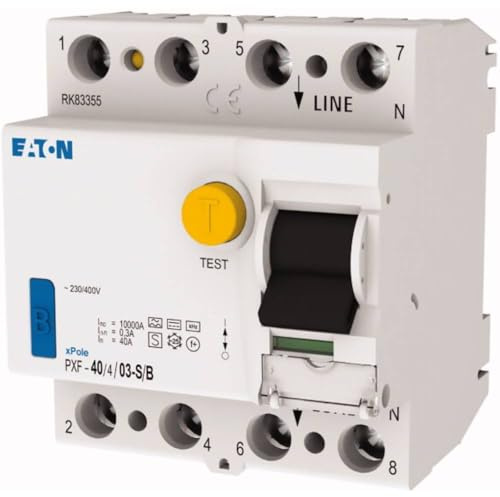 Eaton 300301 FI-Schutzschalter PXF-40/4/03-S/B 4-polig 40A 0,3A 230V 400V S/B