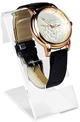 Jatour Uhrenständer aus Acryl - Transparent Uhrenständer Stand Vitrine Uhrenhalter Uhrenträger Armbanduhr Armband Display Steht für Zuhause Oder Store Verwendung