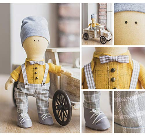 GMMH Nähset Bastelset zum Selbermachen Puppen (John 30 cm)