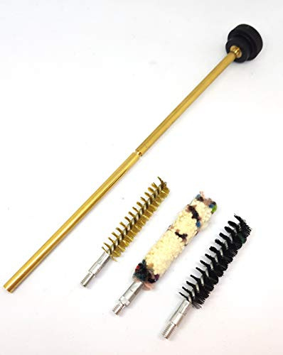 ARMERIAONLINE SINCE 1999 Kit Pulizia Armi 9x21 Armi Corte e a Salve 9mm 9x21 38 357 con scovoli Pistola