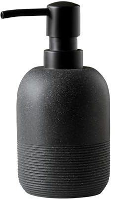 GalDal Dispenser di sapone nero, dispenser per sapone per mani per piano da bagno, dispenser per sapone da cucina.