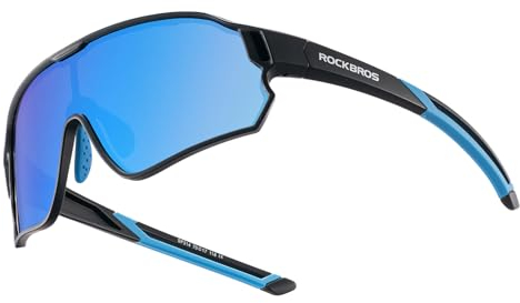 ROCKBROS Gafas Ciclismo para Niños, Gafas de Sol Polarizadas Montura TR90 Protección UV400 para MTB Running Deportes al Aire Libre
