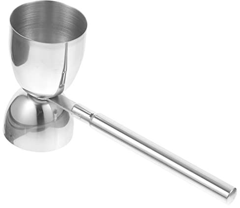 ABOOFAN Jigger De Acero Inoxidable Doble 30/60 Ml Taza Medidora Para Coctelería Casera y Profesional, Herramienta De Bar Resistente Para Preparar Cócteles En Hogar y Fiestas