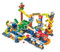 VTech Marble Rush Magentic Dino Adventure, Construction Set for Kids, 10 Marbles & 100 Building Pieces, Building Toy, Dinosaur Marble Run with Light & Sound Effects for 4, 5, 6 Years + English Version