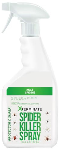 Xterminate Spider Killer Spray 1L - Spider Repellent for Indoor & Outdoor Use - HSE Approved, Pet and Child Safe, Kills All Types of Household Spiders - Non-Staining & Low Odour - 12 Week Protection