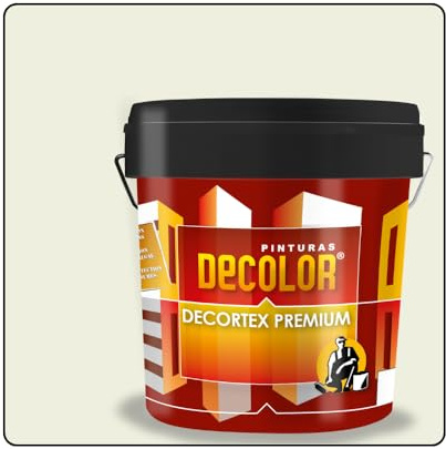 PINTURAS DECOLOR DECORTEX LISO PREMIUM - Pintura revestimiento impermeabilizante para fachadas. (4 litros). PIEDRA DEL SUR.