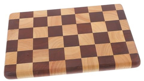 LALADEFIEE Tagliere a Quadretti in Legno Di Acacia 30x20x2,5 Cm, Taglieri Per Cucina Domestica Multiuso, Per Carne, Frutta e Verdura, Resistente e Stabile Per Uso Quotidiano