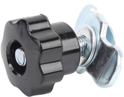 HUSHUI 10pcs L Reste de Goujons Filetés Track Couleur en Argent M8 M8 Double Stud Lug pour la Camionnette de Fourgonnette (40)
