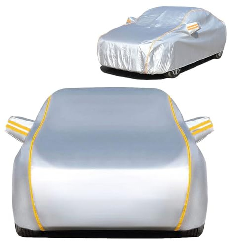 Autoabdeckung für BMW X1 Autoschutzhülle, Autoschutzhülle Indoor, Wasserdicht Autogarage Vollgarage Car Cover, für Regen Sonne Staub Schutz UV-beständig Abdeckung von Auto