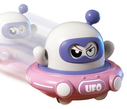 Juguetes De Platillo Volante De Retroceso,Platillo Volante Rebotante Con Diseño Espacial Para Niños - Juegos Educativos Interactivos para Interiores Niñas Niños Bebés Jardín Salón Cumpleaños Patio Pre