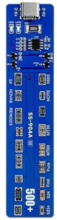 Reactivador profesional de batería para teléfono celular con alertas de sobrecorriente y LED para aficionados al bricolaje y técnicos de reparación. Placa de activación de batería