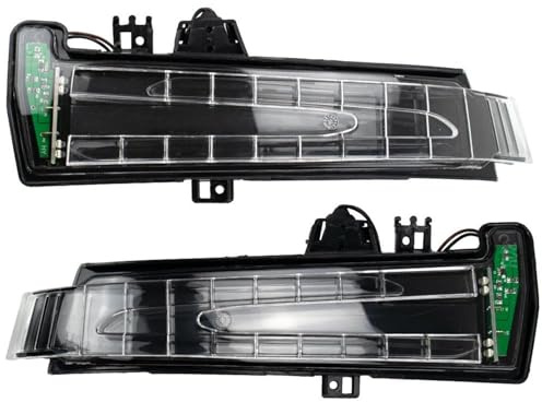IENQBVL Para Mercedes Para Benz W221 W212 W204 W176 W246 X156 C204 C117 X117 Espejo Lateral Luz De Señal De Giro Indicador LED Lámpara Intermitente (Izquierda y derecha)